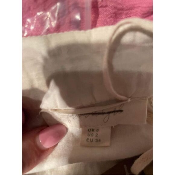 Anthropologie Embroidered Peasant Blouse Size 2 - Picture 9 of 10